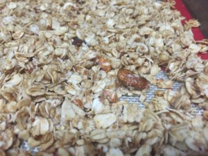 Coconut Oil Almond Granola @ bestwithchocolate.com