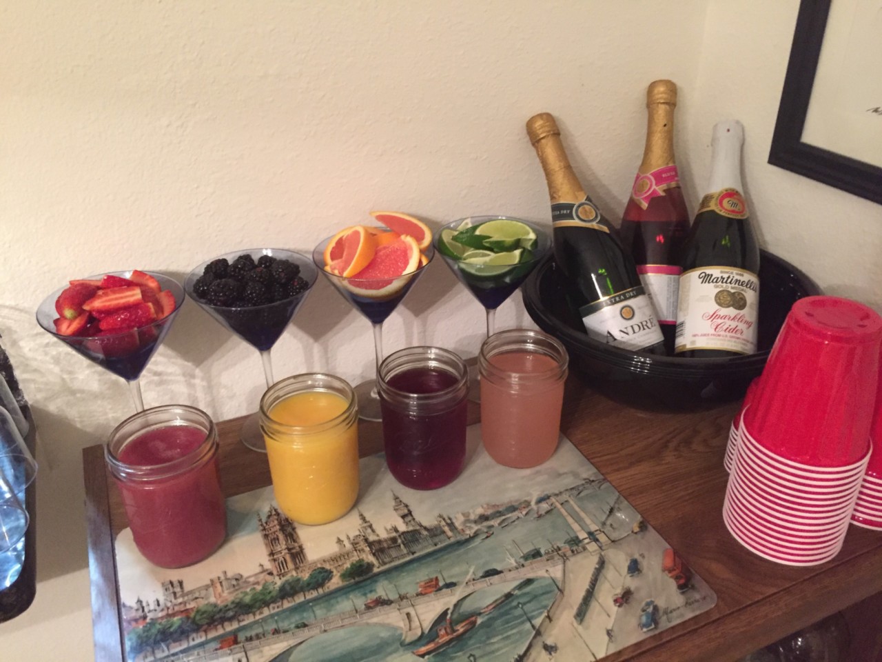 mimosa bar @ bestwithchocolate.com
