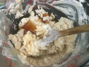 Mixing up Maple Sugar Cookies @ bestwithchocolate.com