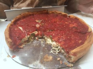 Giordano's Pizza from a culinary adventure in Chicago @ bestwithchocolate.com