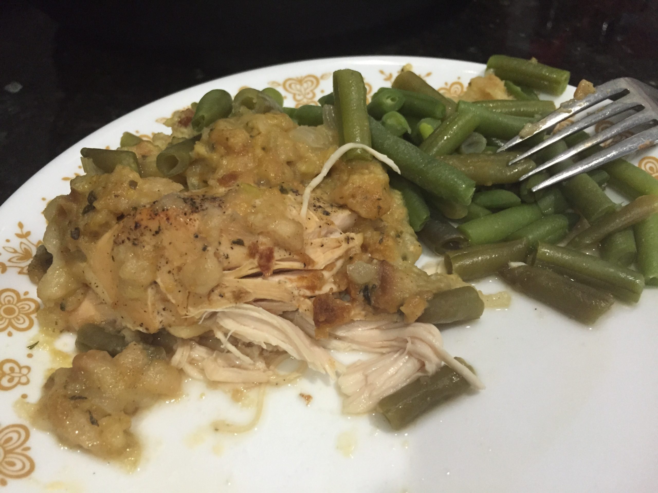 Crockpot Chicken and Stuffing @ bestwithchocolate.com