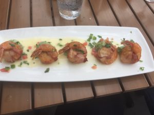 Mexican Drunken Shrimp appetizer at Cooper's Hawk Winery, read about it @ bestwithchocolate.com