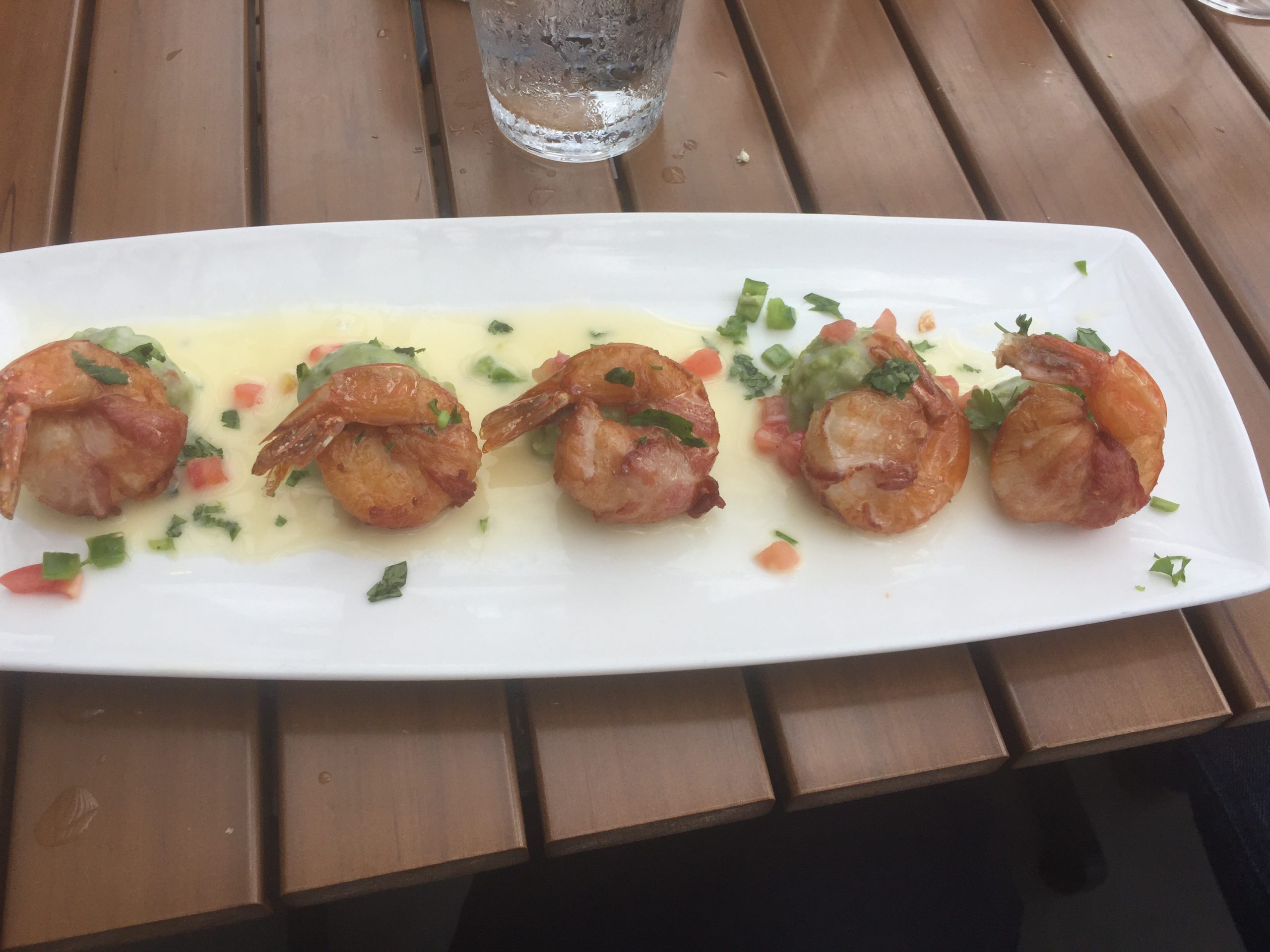 Mexican Drunken Shrimp appetizer at Cooper's Hawk Winery, read about it @ tipsychocochip.com