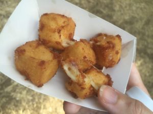 Fried cheese bites at the MD Renaissance Festival! Read about it @ bestwithchocolate.com