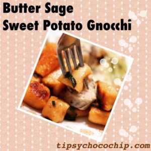 Butter Sage Sweet Potato Gnocchi @ bestwithchocolate.com