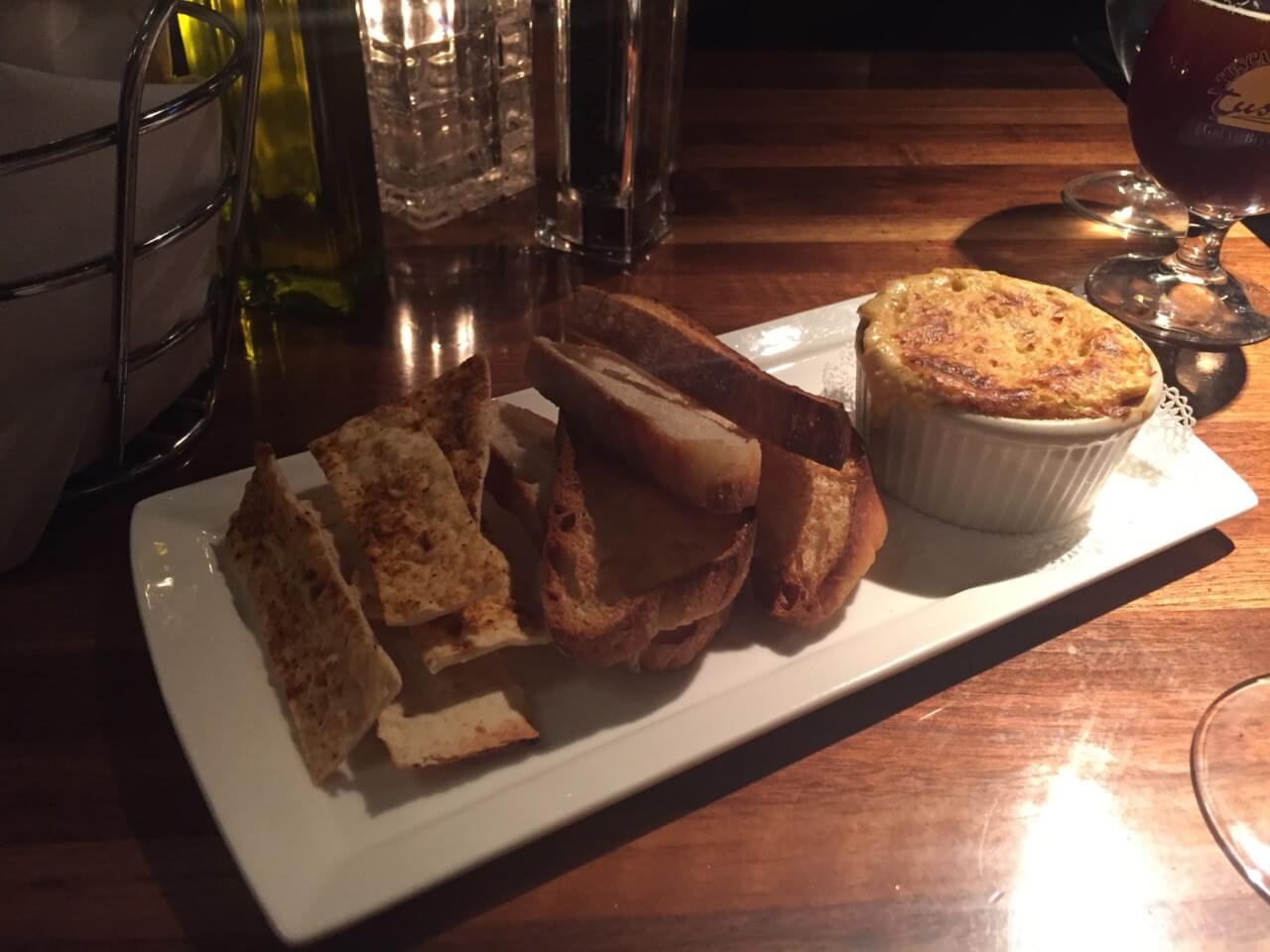 Crab and Artichoke Dip at Tuscarora in Leesburg, read the review @ bestwithchocolate.com