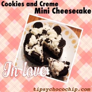 Cookies and Creme Mini Cheesecake @ bestwithchocolate.com
