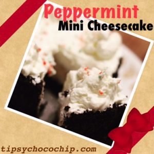 Peppermint Mini Cheesecake @ bestwithchocolate.com