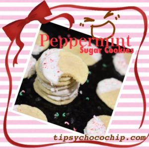 Peppermint Sugar Cookies @ bestwithchocolate.com