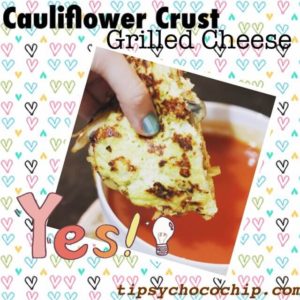 Cauliflower Crust Grilled Cheese @ bestwithchocolate.com