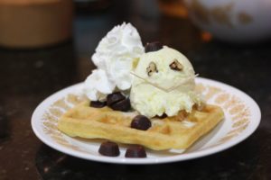 Mr. Waffle from the Waffle Bar @ bestwithchocolate.com