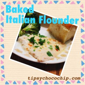 Baked Italian Flounder @ bestwithchocolate.com