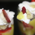 Strawberry Banana Poundcake Parfait @ bestwithchocolate.com