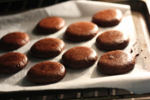 Baking off Salted Chocolate Espresso Cookies @ bestwithchocolate.com