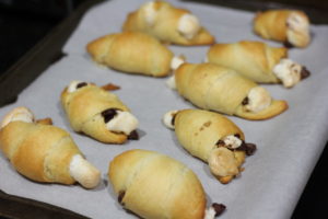 S'mores Crescents fresh from the oven @ bestwithchocolate.com