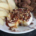 Caramel Apple Baked Brie @ bestwithchocolate.com