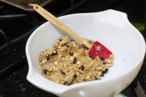 Adding raisins to Oatmeal Cookies @ bestwithchocolate.com