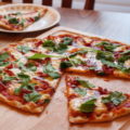 proscuitto burrata arugula pizza @ bestwithchocolate.com