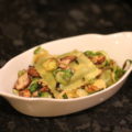 Buttery Brussel Sprouts and Ravioli @ bestwithchocolate.com