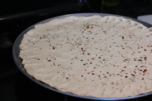 Rosemary & Red Pepper Pizza Crust @ bestwithchocolate.com