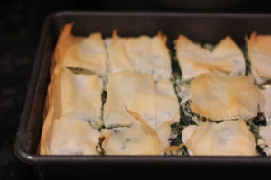 Freshly baked Spinach Pie @ bestwithchocolate.com