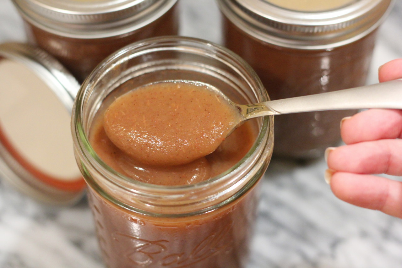 Slow Cooker Apple Butter @ bestwithchocolate.com