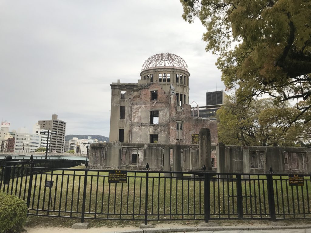 Hiroshima A Dome, preserved as it was after the Hiroshima nuclear bomb detonation during Japan travel