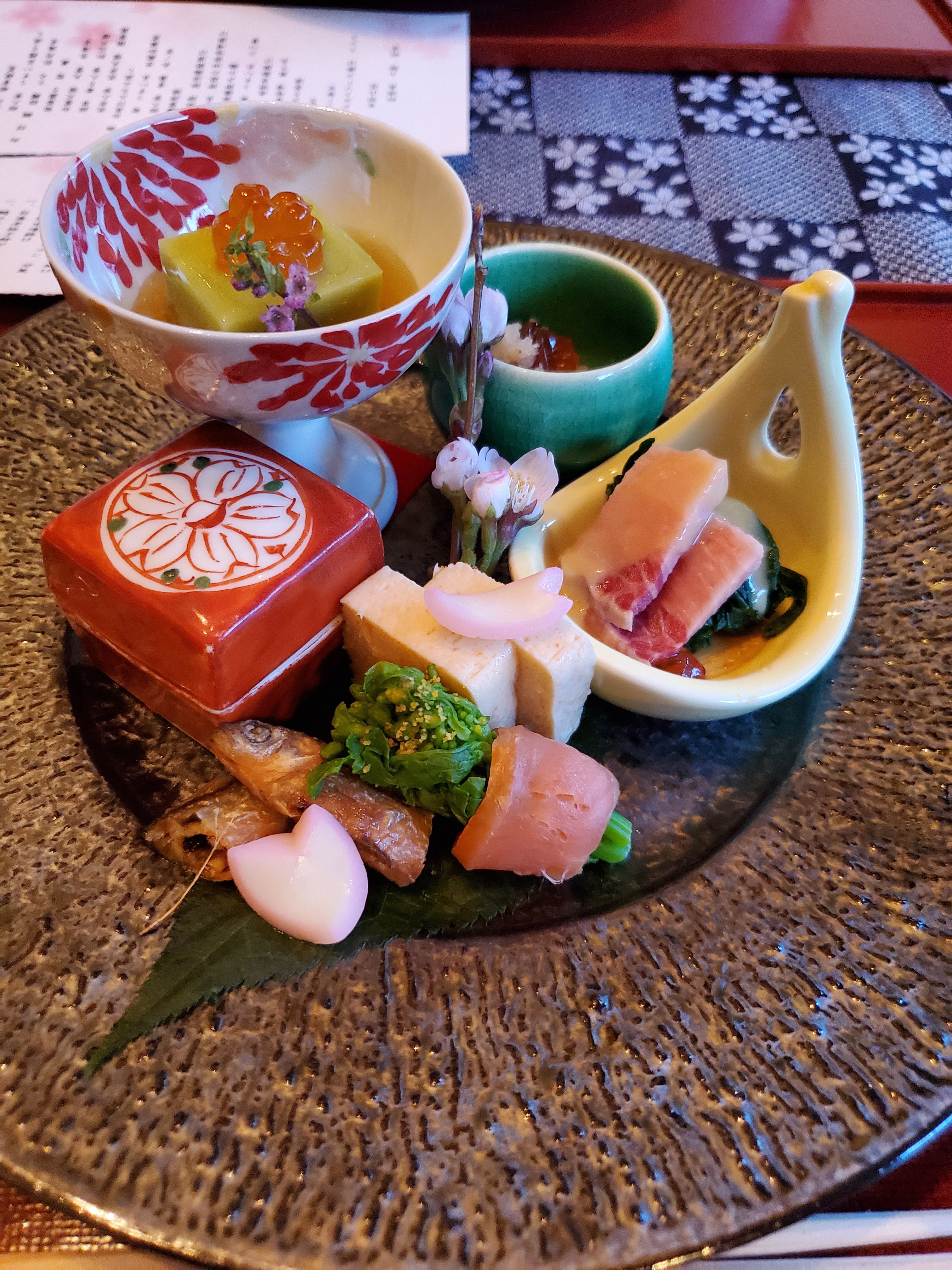 One of the many! courses of our kaiseki meal in Osaka, in my ultimate japan travel guide