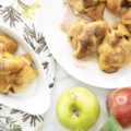 Apple pie crescents made with granny smith and gala apples