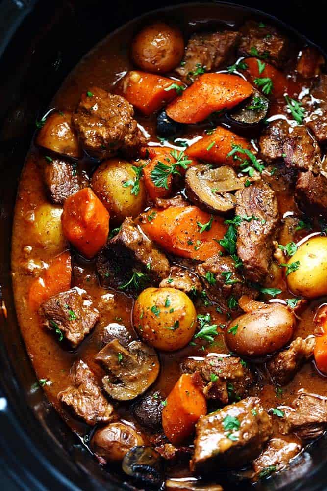 Beef Bourguignon at the recipe critic