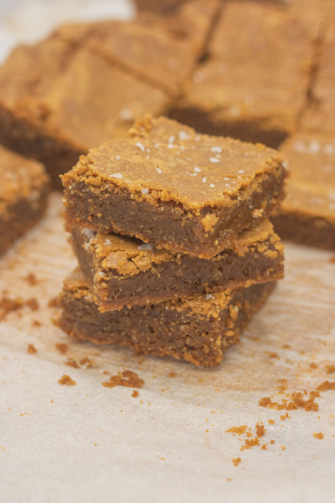 Stack of cookie butter bars