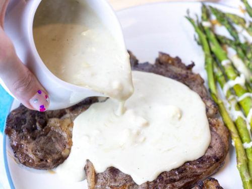 blue cheese steak sauce