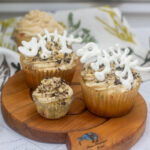 Dinosaur bone cupcakes with brown butter