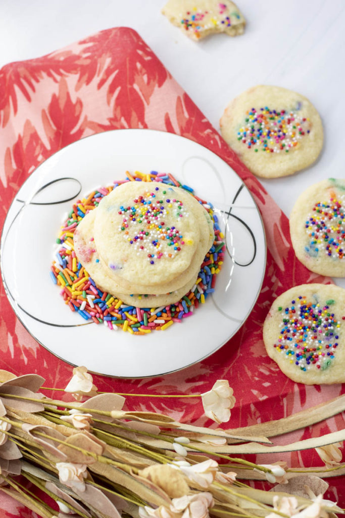 butter sprinkle cookies