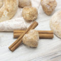 heart churro marshmallow on crossed cinnamon sticks