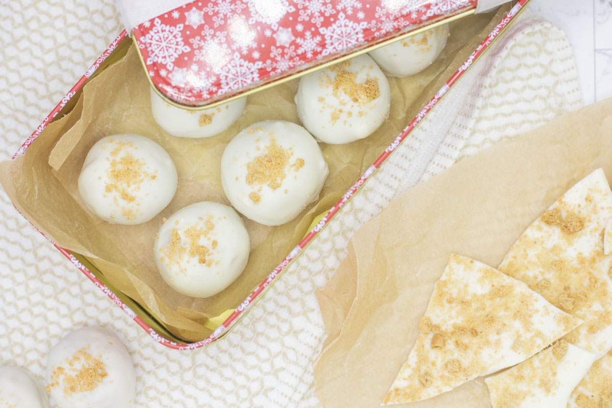 cinnamon bun truffles; | Best With Chocolate