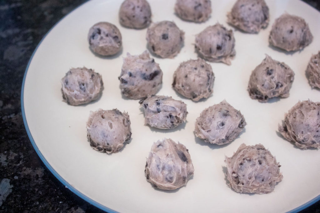 cookies and cream fudge filling for truffles