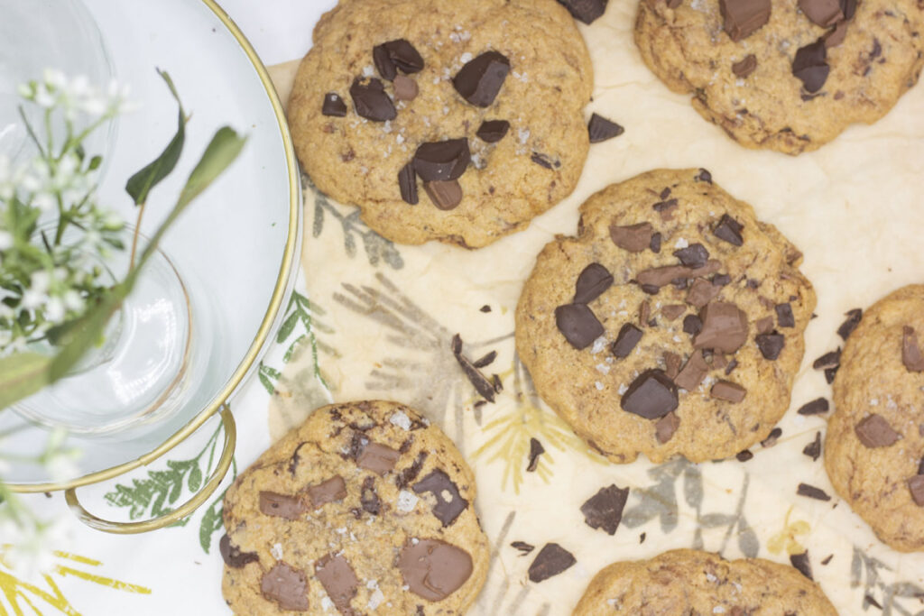 Assorted supersized double chocolate chunk cookies