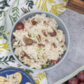 Fancy nancy chicken salad with grapes, celery, nuts