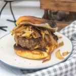 French onion burger
