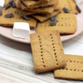 close up of graham crackers