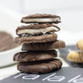 peppermint patties in a stack