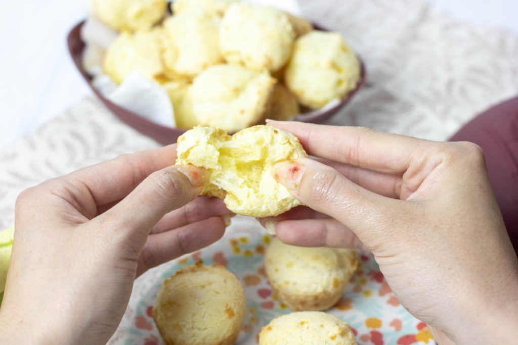 pao de queijo (brazilian cheese puffs); | Best With Chocolate