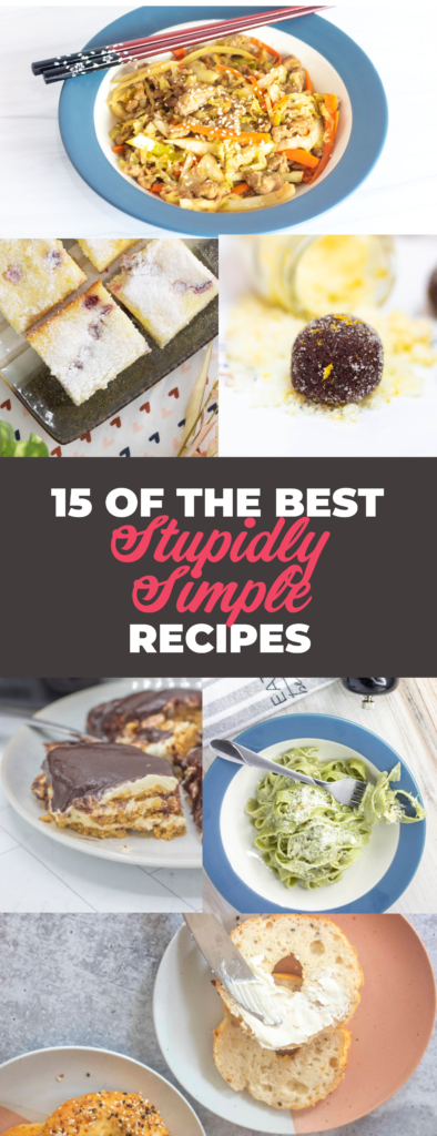 Stupidly simple recipes